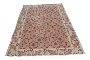 Hand Wowen Wool Turkish Rug, Rug,Vintage Rug,Beatifull Color Combination Turkish Retro Rug, Home Decor 4'10" X 7'10" Ft