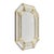 Traditional Venetian Etched Glass Octagonal Mirror With Floral and Ribbon Details, Circa 1940 For Sale - Image 3 of 9