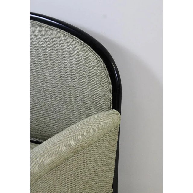 Metal Vintage Fabric Sofa, 1930s For Sale - Image 7 of 12