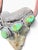 Roie Jaque Navajo Sterling Silver Turquoise Megalodon Tooth Pendant Necklace For Sale - Image 15 of 18