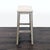 Transitional Pottery Barn Upholstered Wood Counter Stool With Nailhead Trim For Sale - Image 3 of 6