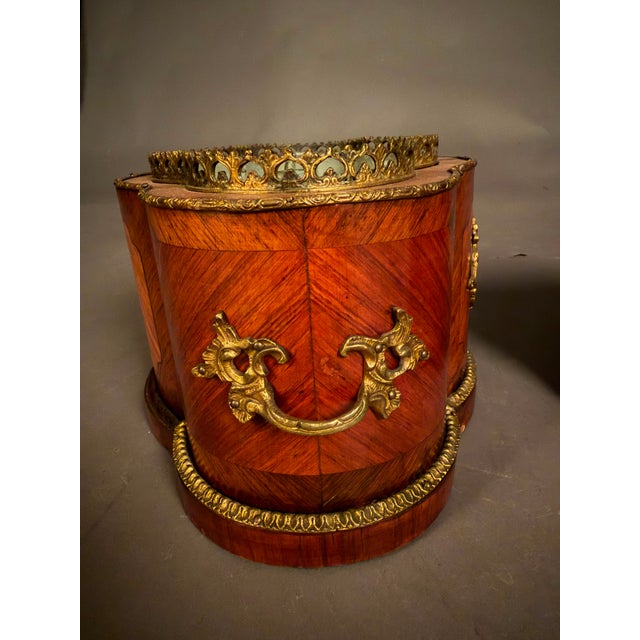 Late 19th Century Pair of Louis XV Style French Jardinières, Circa 1890 For Sale - Image 5 of 15