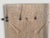 Beautiful antique doors with original hardware. We added our unique minimalist carving to these two single panels of...