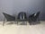Set of 3 rare 'pratfall' lounge chairs designed by philippe starck for aleph. These chairs were designed in 1982 and are a...