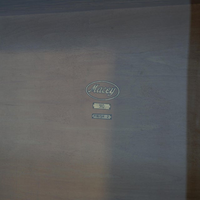 Antique Macey Arts & Crafts Three-Stack Oak Ogee Base Barrister Bookcase Circa 1920 For Sale - Image 9 of 12