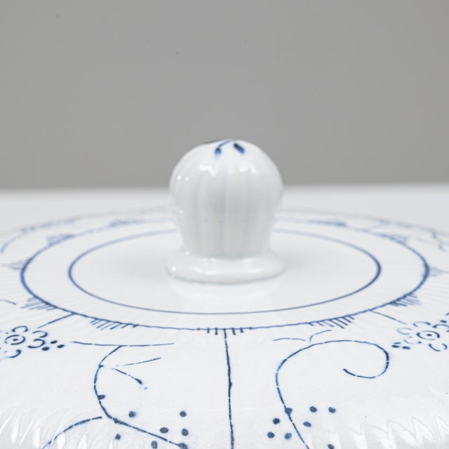 20th Century Belgian Special Edition Porcelain Tureen With Lid For Sale - Image 9 of 18