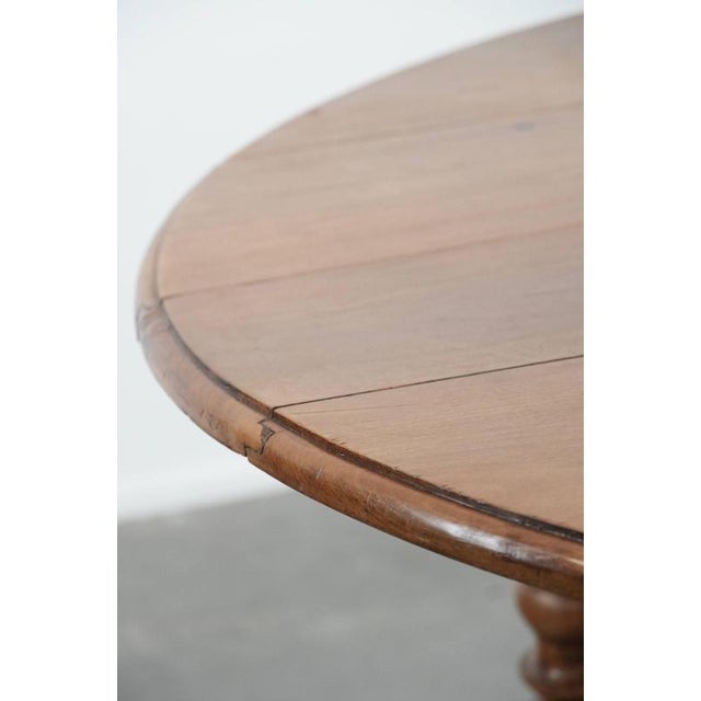 English Hanging Dining Table in Walnut For Sale - Image 15 of 18