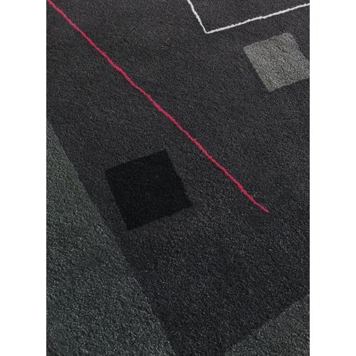 Geometric Abstract Rug or Tapestry by Guy de Lussigny for Tisca France For Sale - Image 4 of 13