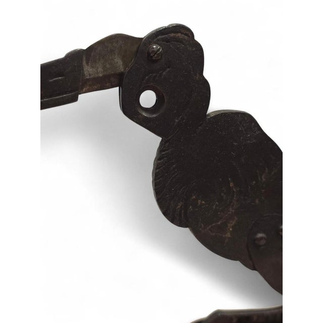 Black Stork-Form Cigar Cutter by Hugo Berger, Germany, 1900 For Sale - Image 8 of 13
