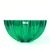 Villeroy & Boch Vintage Oversized Villeroy & Boch 'Neptun' Emerald Green Fluted Crystal Bowl, Made in Germany For Sale - Image 4 of 10