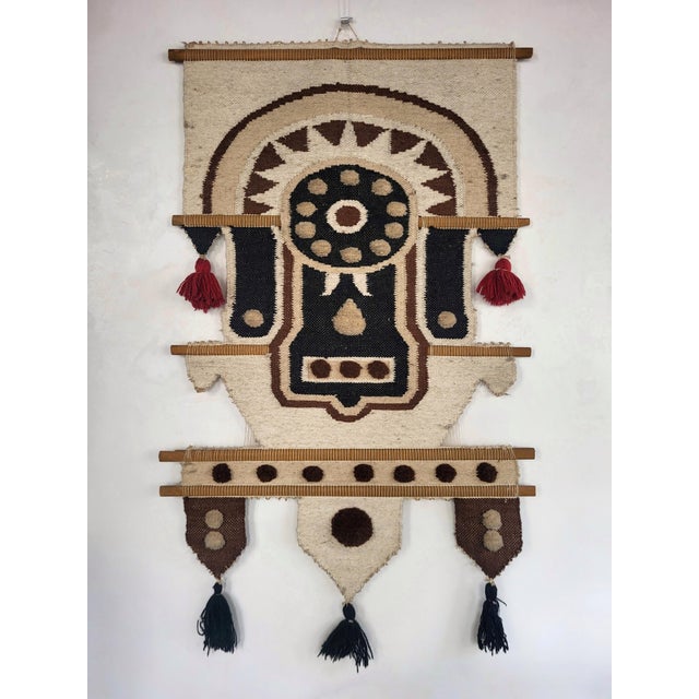 1960s South American Wall Weaving, 1960s For Sale - Image 5 of 5