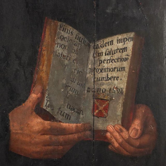 Unknown, St. Ignatius of Loyola, Oil on Panel For Sale - Image 5 of 10