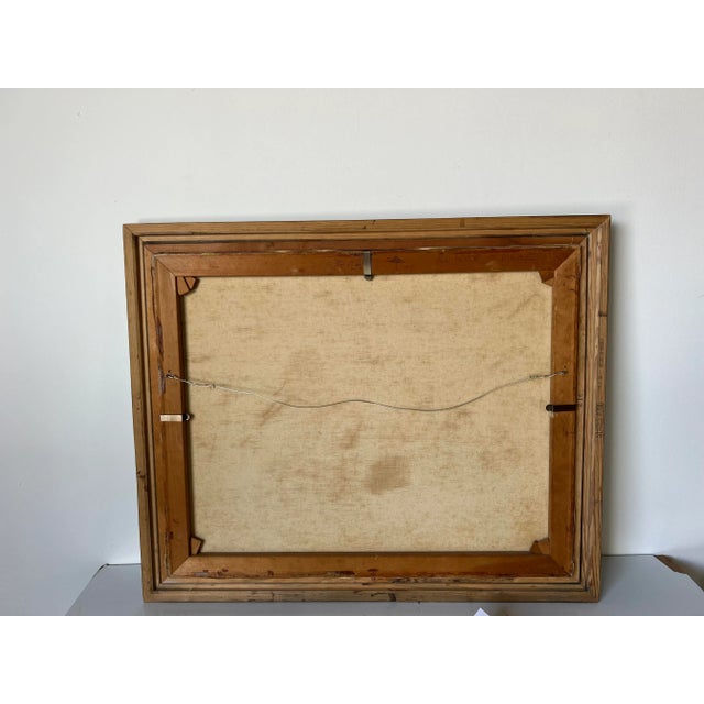 70's Vintage " Old House in Maine " Expressionist - Style Oil on Canvas Painting For Sale - Image 12 of 13