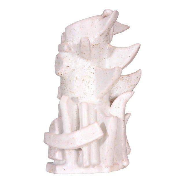 Contemporary Cubist Sculpture Ceramic Vase by Diane Grant For Sale - Image 4 of 10