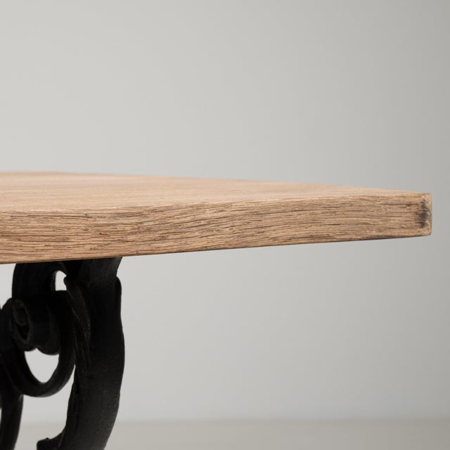 Early 20th Century Cast Iron Bistro Table, Antique, France, Early 20th Century For Sale - Image 5 of 18