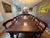 Brown Reproduction Solid Mahogany Victorian 12 Seat Dining Set For Sale - Image 8 of 11