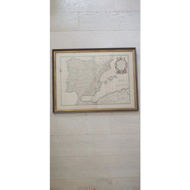 Antique Guillaume De l'Isle L' Espagne 1701 Map For Sale - Image 12 of 12