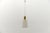 Mid-century modern glass ceiling lamp by limburg, 1960s germany by shortening the cable, the lowest height of the lamp can...
