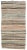 Textile Mid 20th Century Vintage Striped Rag Kilim For Sale - Image 7 of 7