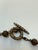 Vintage Stephen Dweck Bronze Floral Medallion Tassel Necklace For Sale In Seattle - Image 6 of 8