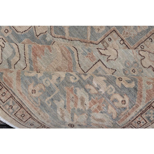 Heriz-Serapi Design Rug by Keivan Woven Arts 9'10 X 13'6 For Sale - Image 15 of 16