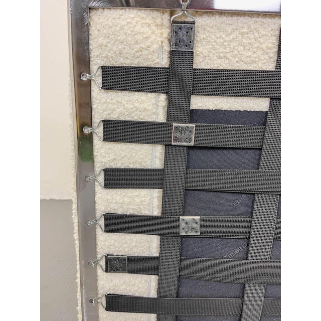 LC2 Chair in Bouclé Upholstery by Le Corbusier and Charlotte Perriand for Cassina, 2010s For Sale - Image 10 of 11