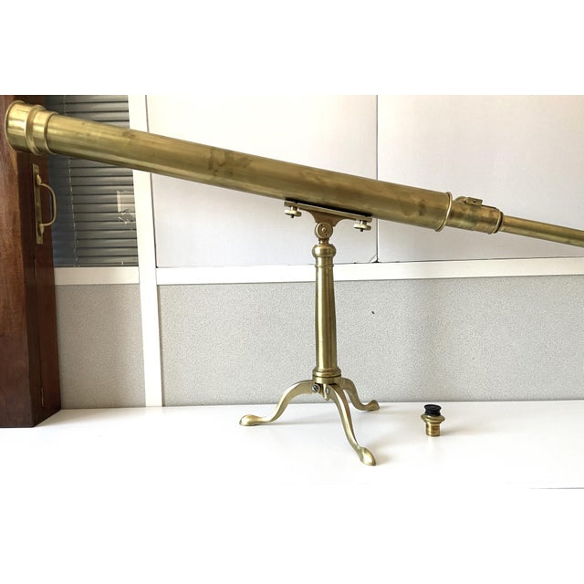 Antique Terrestrial & Astronomical Telescope, Spotting Scope Celestial science instrument, celestial observation, sky,...
