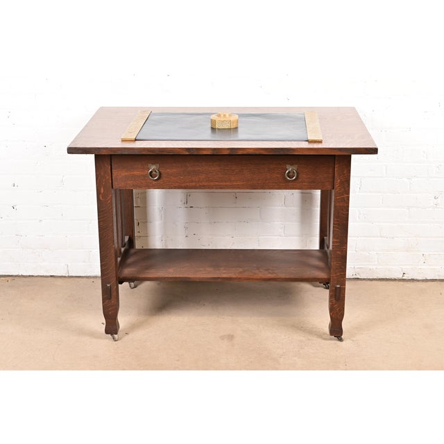 Tiffany Studios New York Zodiac Bronze Doré Inkwell For Sale - Image 12 of 13