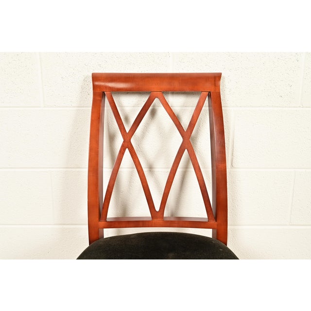 Bernhardt Regency Carved Mahogany Dining Chairs | Set of Six For Sale In South Bend - Image 6 of 13