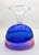 An elegant studio glass footed bowl created by renowned Swedish glass artist Wilke Adolfsson in 1986. Handcrafted with a...