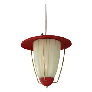 Hanging Lamp from Moletz Leuchten, Vienna, 1950s For Sale