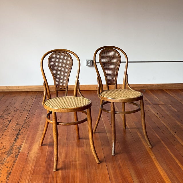 Based on the Thonet No. 16 "Sweetheart" bentwood chair designed by pioneering industrial designer Michael Thonet in the...