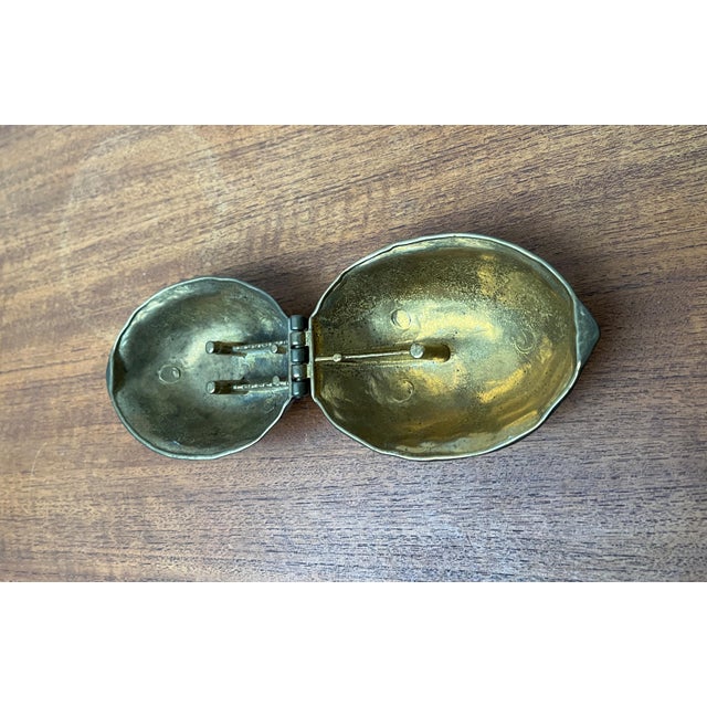 Brown Mid-Century Walnut-Shaped Nutcracker in Bronze, 1960s For Sale - Image 8 of 18