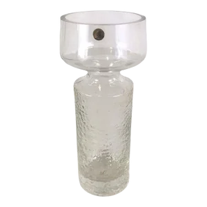 Scandinavian Modern Safari Textured Glass Vase by Tamara Aladin for Riihimäen Lasi Oy of Finland