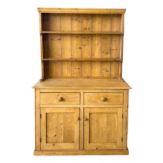 Antique 19th Century Pine Hutch | Kitchen Dresser For Sale