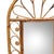 Chinoiserie Vintage Hollywood Regency Burnt Bamboo Starburst Wall Mirror With Shelf - 1970s For Sale - Image 3 of 6