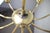 Black Mid-Century Modern Czechoslovak Brass and Glass 10-Arm Chandelier, 1960s For Sale - Image 8 of 15