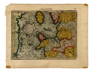 Westmorland Castria, Cestria. 17th Century Map