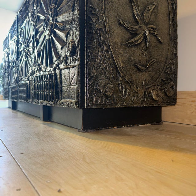 Adrian Pearsall Adrian Pearsall "Goop" Brutalist Console Credenza For Sale - Image 4 of 11