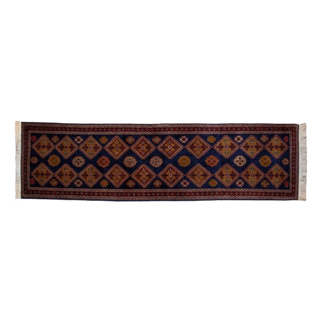 Caucasian Hand-Knotted Ganja Rug For Sale