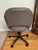 Animal Skin Authentic 2019 Knoll Eero Saarinen Executive Swivel-Tilt Desk Chair in Cadet Grey Volo Leather For Sale - Image 7 of 11