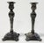 Vintage Victoria Rose w.m. Rogers and Son Silverplate Candelabras, a Pair For Sale - Image 4 of 8