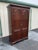 Traditional 1980s Ethan Allen Georgian Court Cherry Bedroom Clothing Armoire Wardobe For Sale - Image 3 of 12