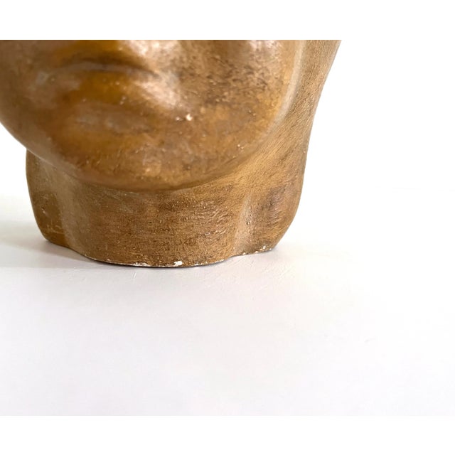 Vintage Plaster Bust For Sale - Image 11 of 13