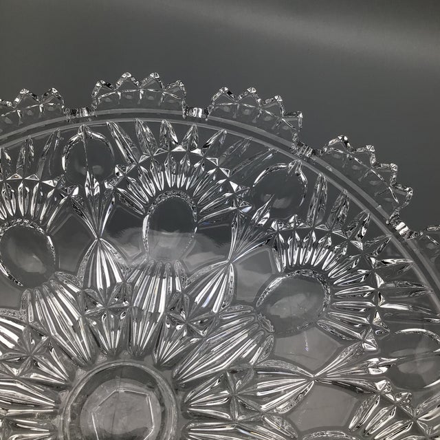 Godinger Royalty Footed Cake Plate Chairish