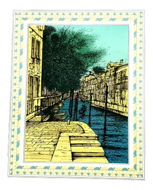 Jean Carzou - Venezia II - Original Handsigned Lithograph 1985