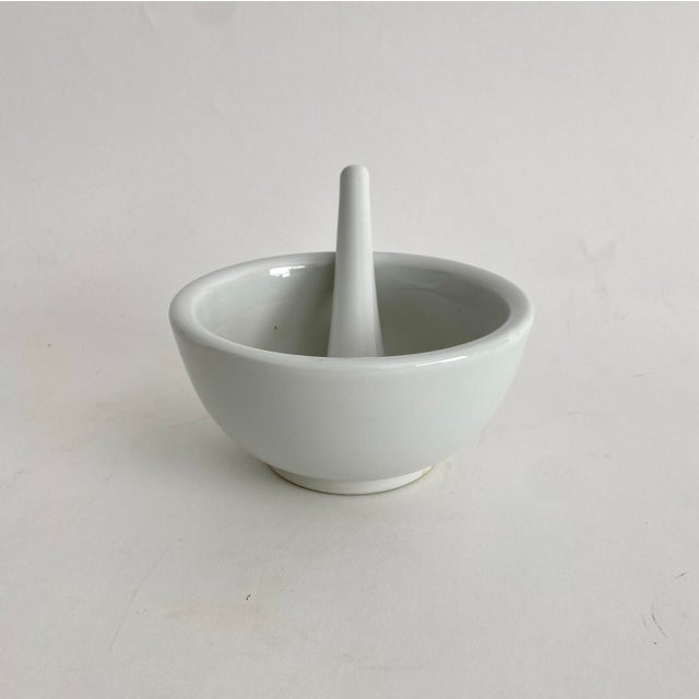 Mid 20th Century Vintage Ironstone Mortar & Pestle For Sale - Image 5 of 7