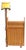 Bar Cabinet with Floor Lamp by Guillerme et Chambron, 1950s For Sale