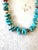 American Vintage Turquoise and Coral Native American Necklace For Sale - Image 3 of 4