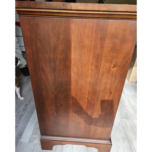 Mid 20th Century Mid 20th Century Modern Solid Mahogany Chest For Sale - Image 5 of 6